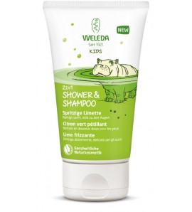 Weleda Kids 2in1 Shampoo and Body Wash Lively Lime, organic, vegan, 150ml