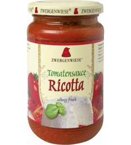 Zwergenwiese Tomato sauce Ricotta 340ml, organic, vegan, gluten-free
