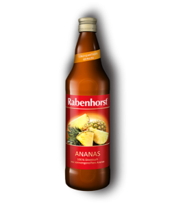 Rabenhorst Pineapple Juice, Vegan, 750ml