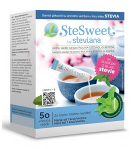 SteSweet Stevia powder with inulin 50pcs